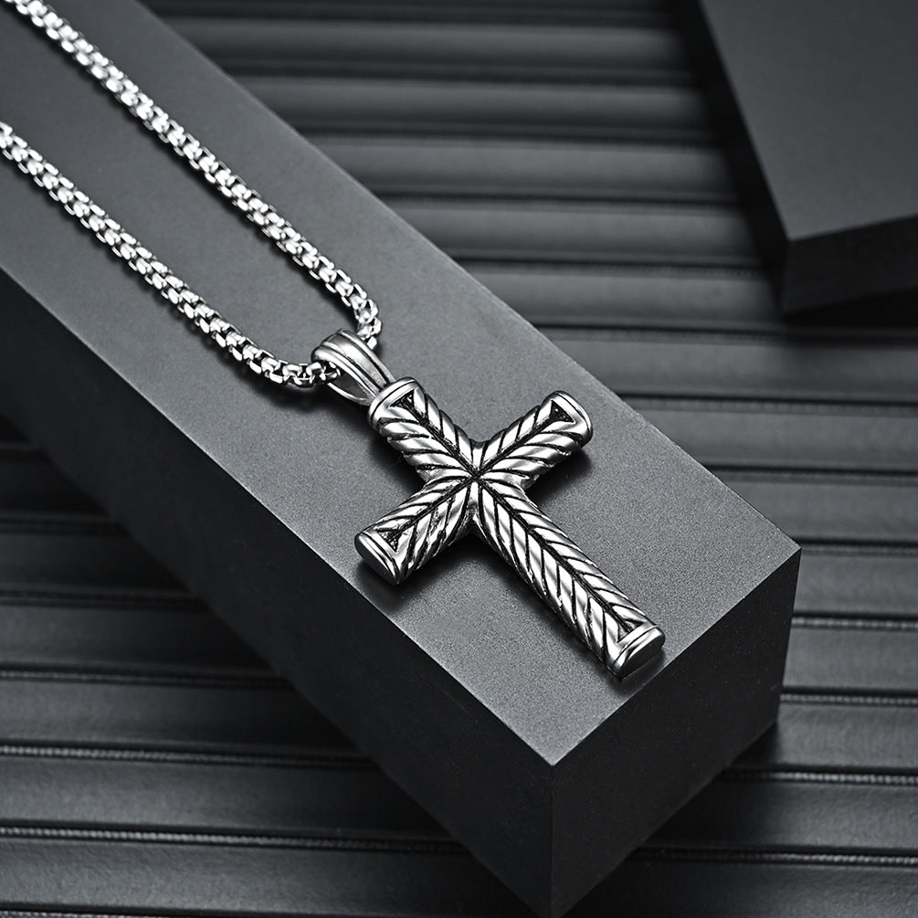 Diego Cross Pendant Necklace