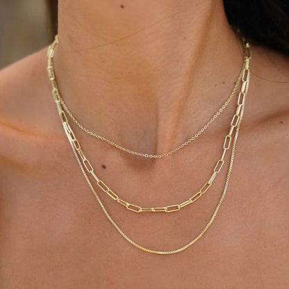 Snakebone Exquisite Layered Necklace
