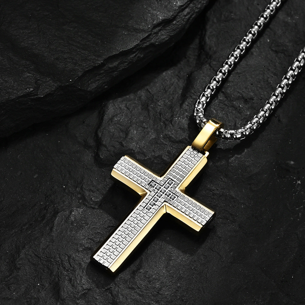 Simon Cross Pendant Necklace