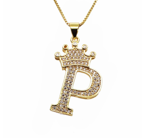 Iced Initial Necklace