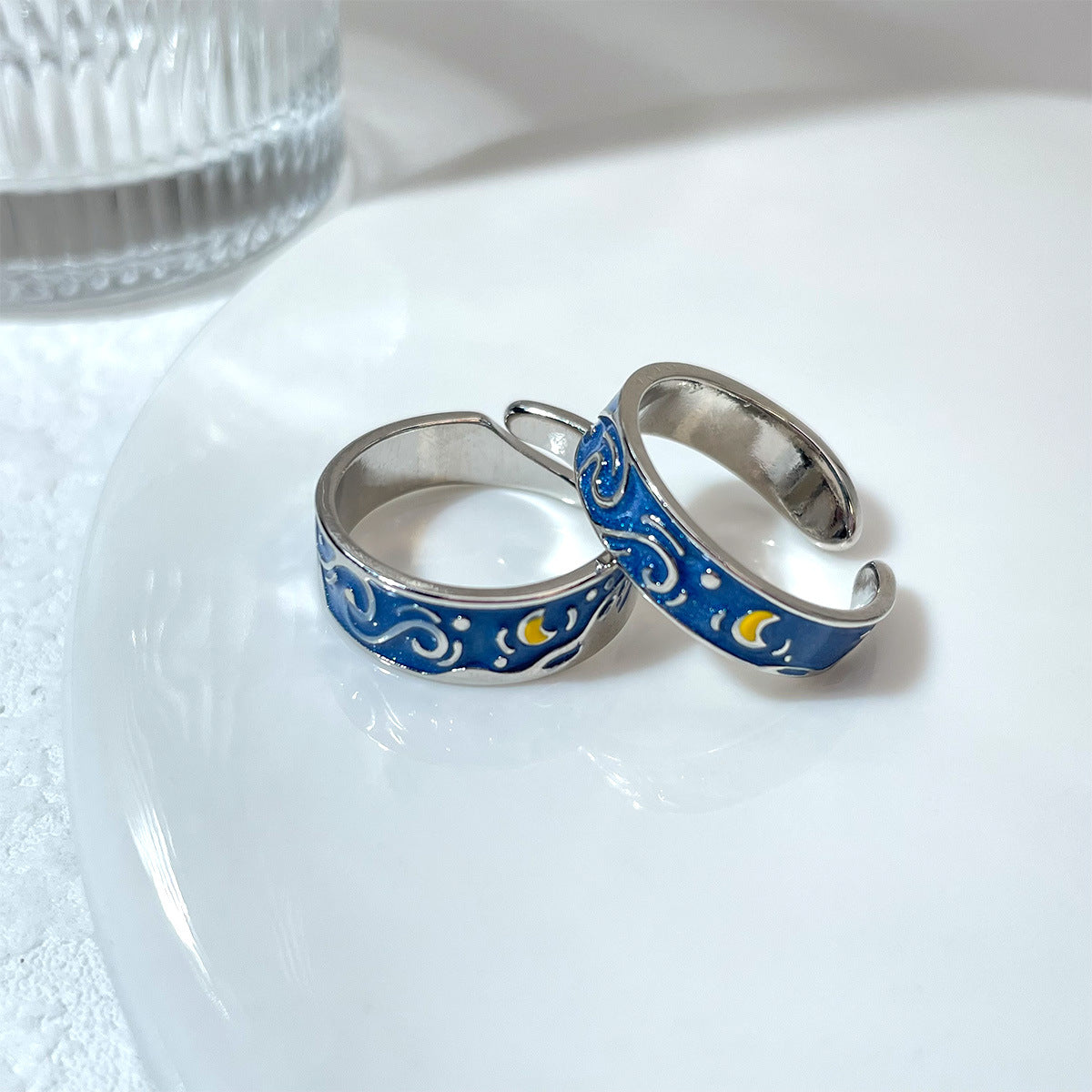 Van Gogh Couple Ring