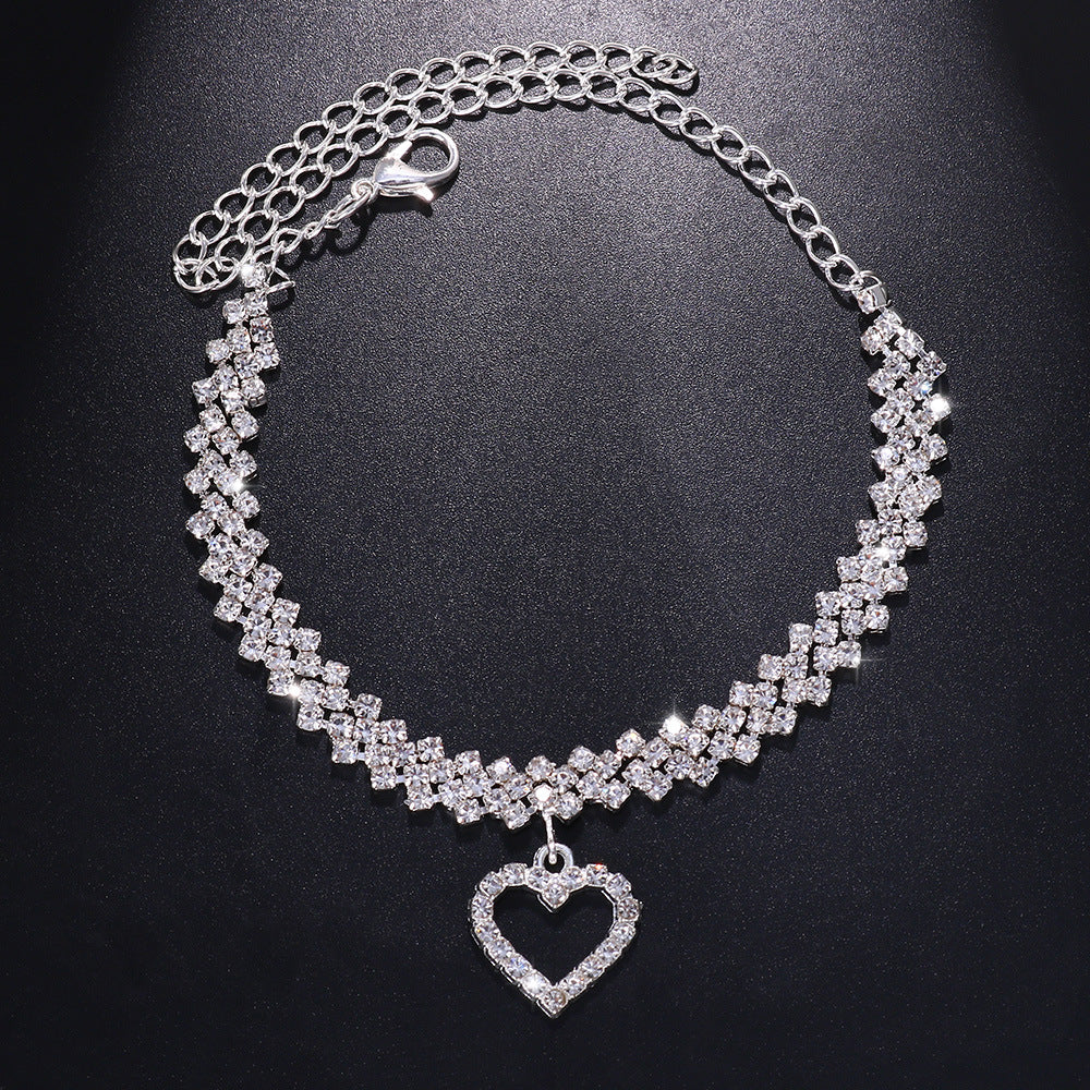 Angelica Rhinestone Anklet