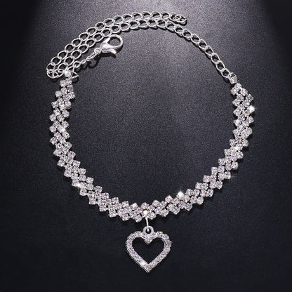 Angelica Rhinestone Anklet