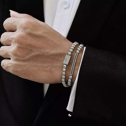 Charm Long Tube Men Bracelet